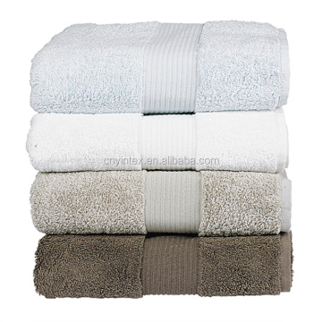 Luxury Hotel and Spa 100% Turkish Cotton Banded Panel Bath Mat Set